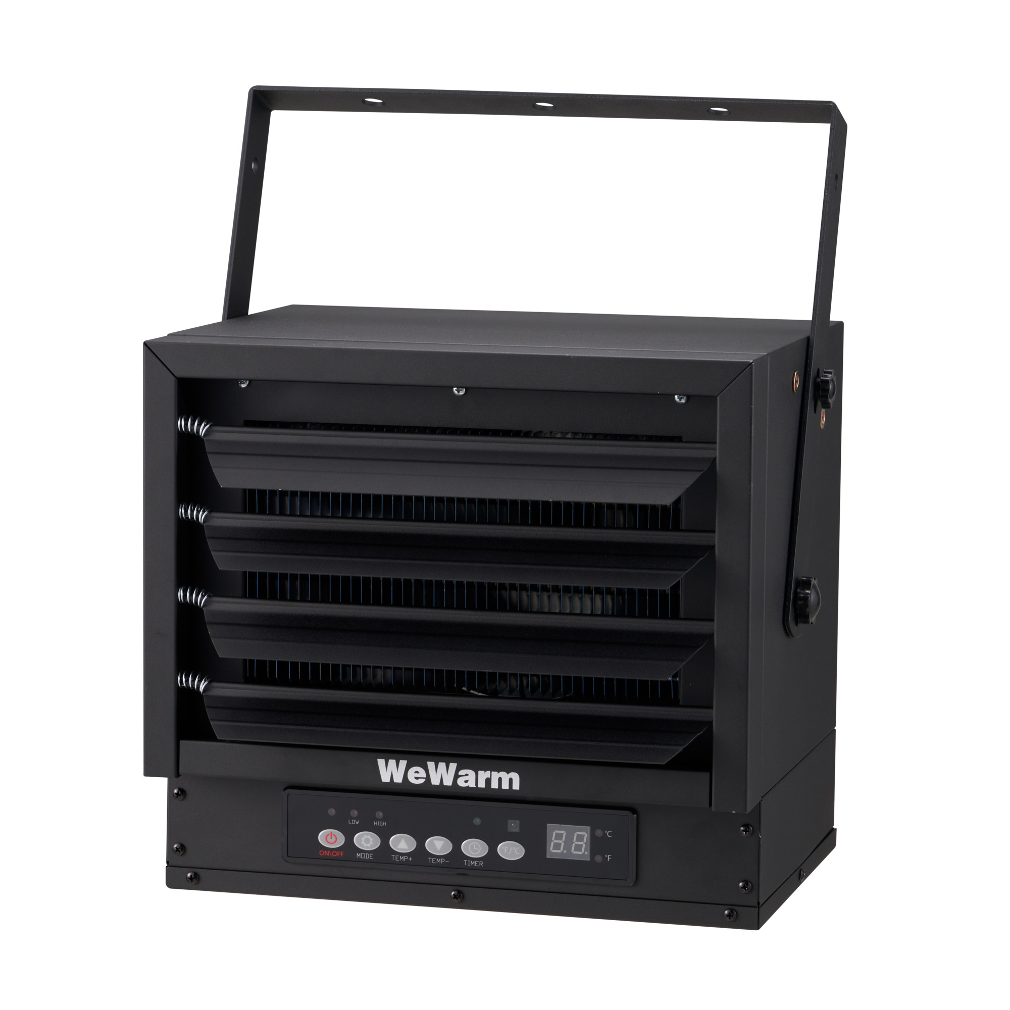 WeWarm 10,000 Watt Digital Electric Overhead Garage Heater, 240V, 34,120 BTU/Hour, Heating Capability 1000 Sq. Ft., Model# CZ260